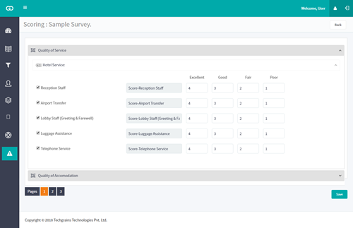 Configure Score